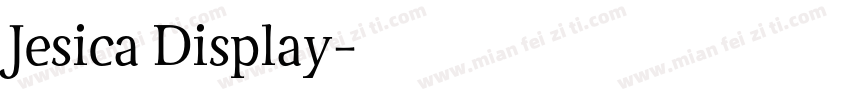 Jesica Display字体转换